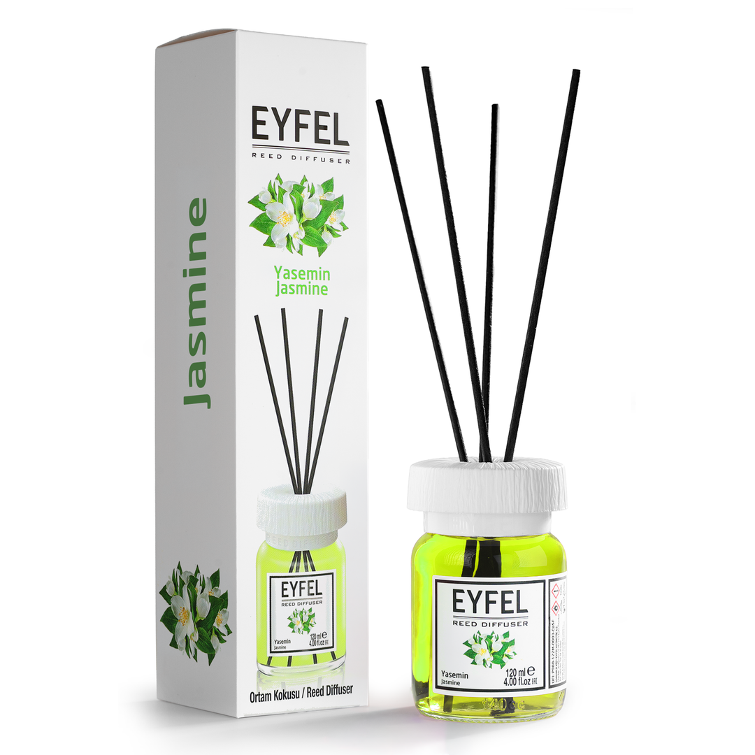 EYFEL Jasmine Reed Diffuser 120ml – Elegant Floral Home Fragrance