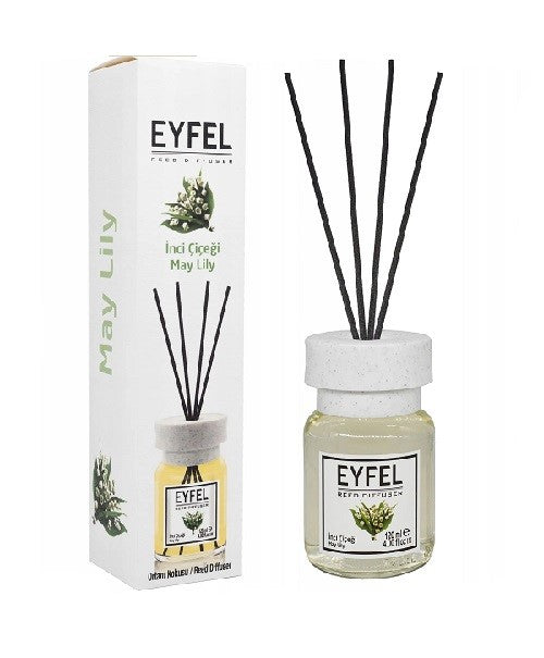 EYFEL May Lily Reed Diffuser 120ml – Fresh Floral Home Fragrance