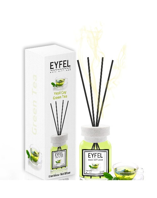 EYFEL Green Tea Reed Diffuser 120ml – Fresh Clean Home Fragrance