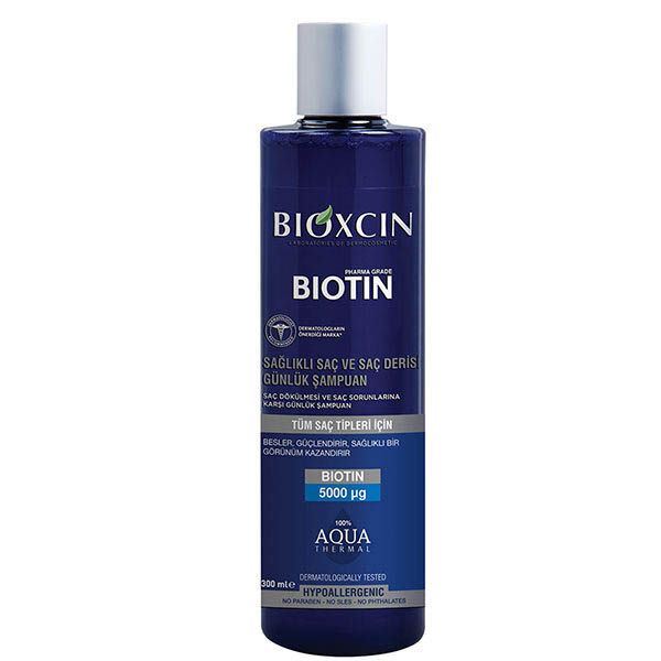 BIOXCIN Biotin 5000 μg Daily Shampoo 300ml – Healthy Hair & Scalp