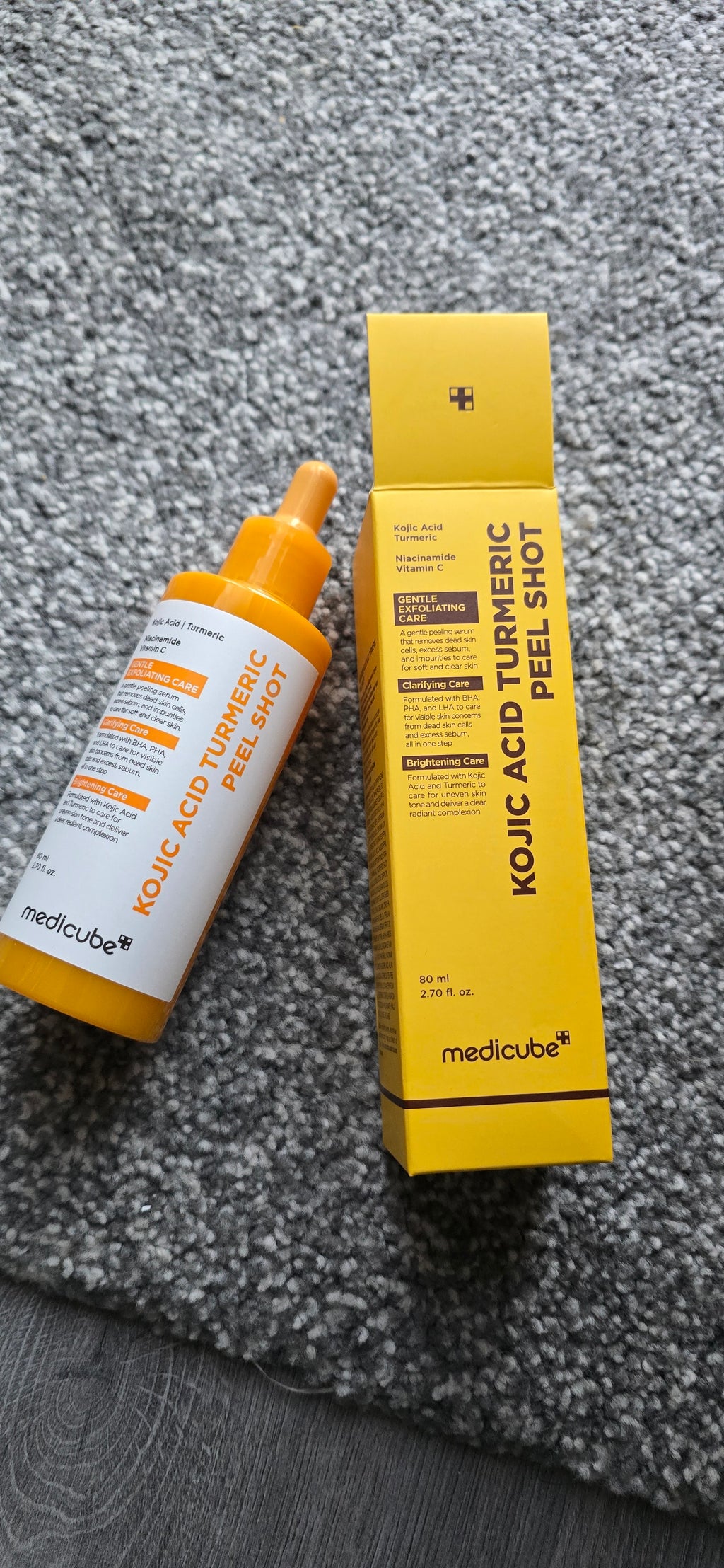 Medicube Kojic Acid Turmeric Peel Shot 80ml Brightening Exfoliator