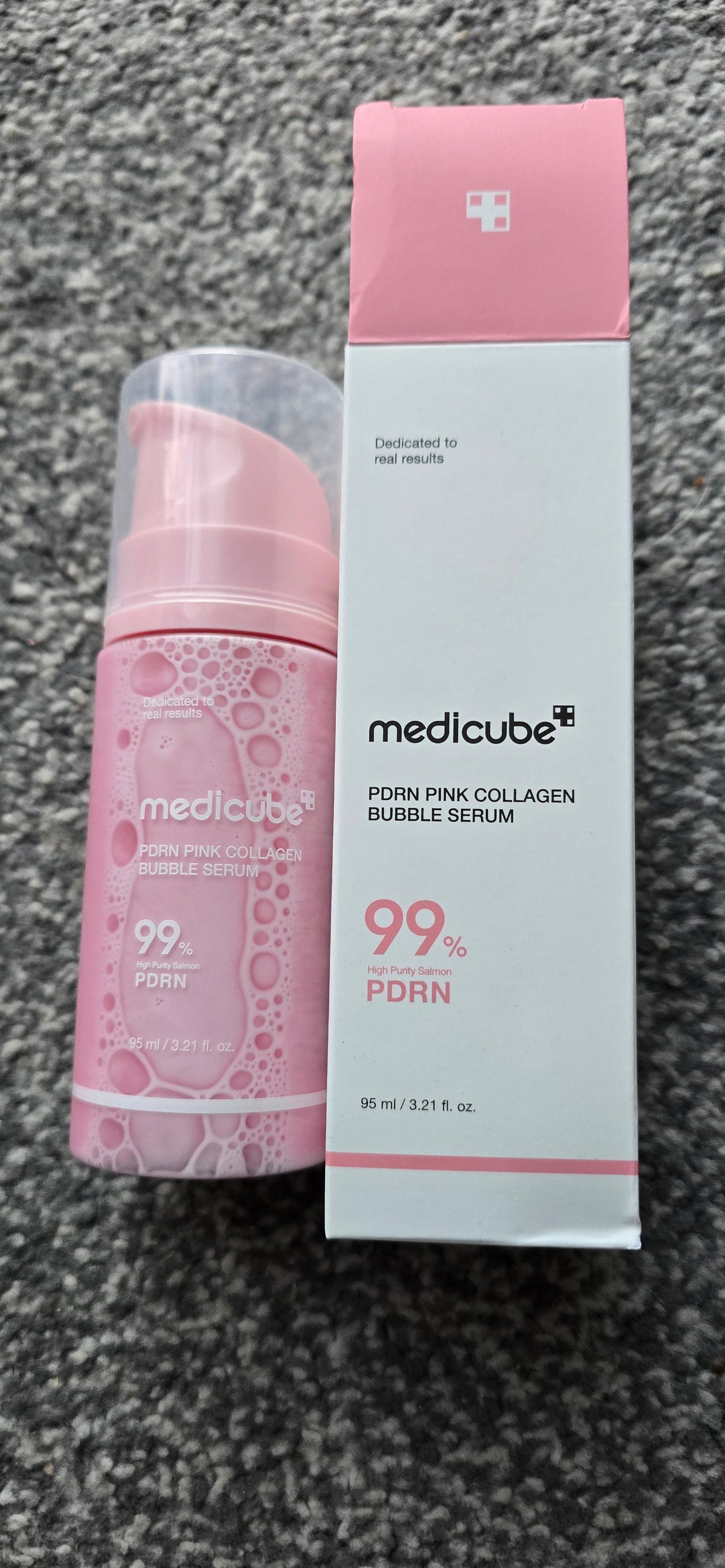 Medicube PDRN Pink Collagen Bubble Serum – 95 ml
