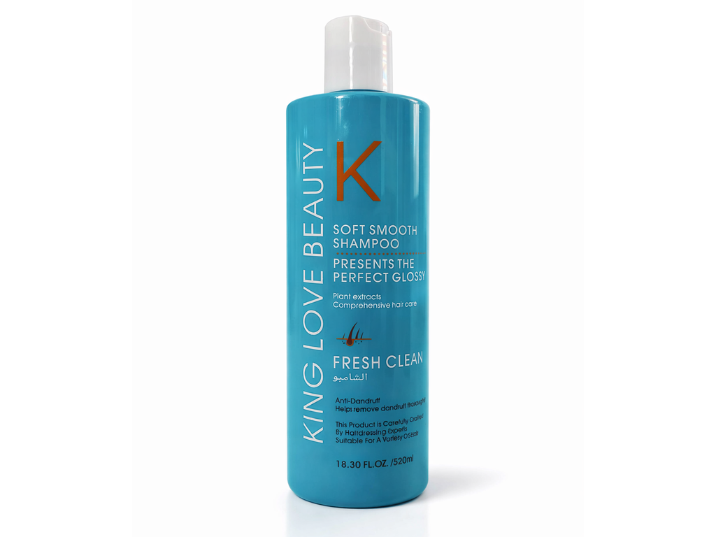 KING LOVE BEAUTY K Fresh Clean Shampoo 520ml – Anti-Dandruff Soft & Smooth Hair Care