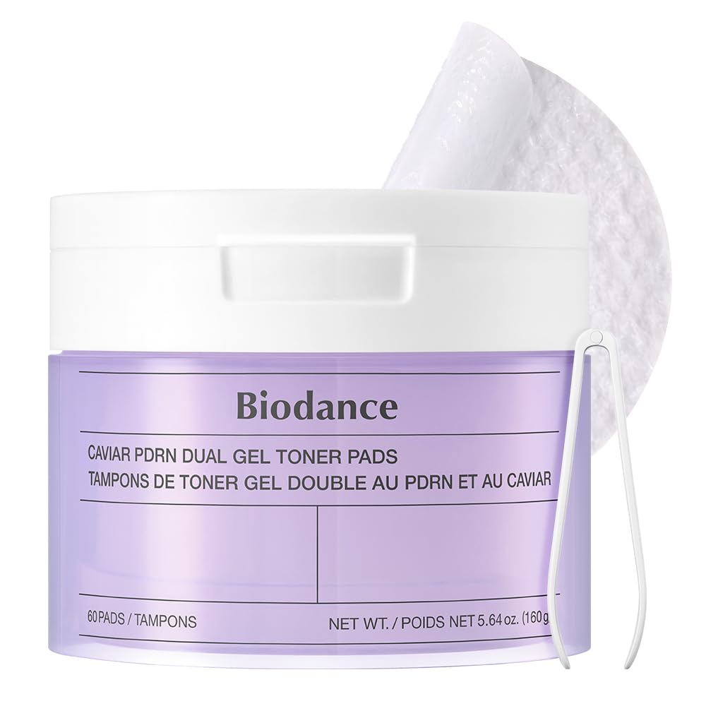 Biodance Caviar PDRN Dual Gel Toner Pads – 60 Pads