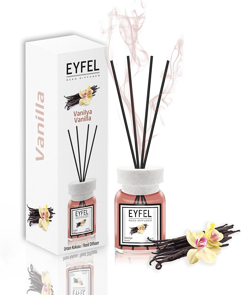 Eyfel Reed Diffuser Vanilla 120ml Home Fragrance