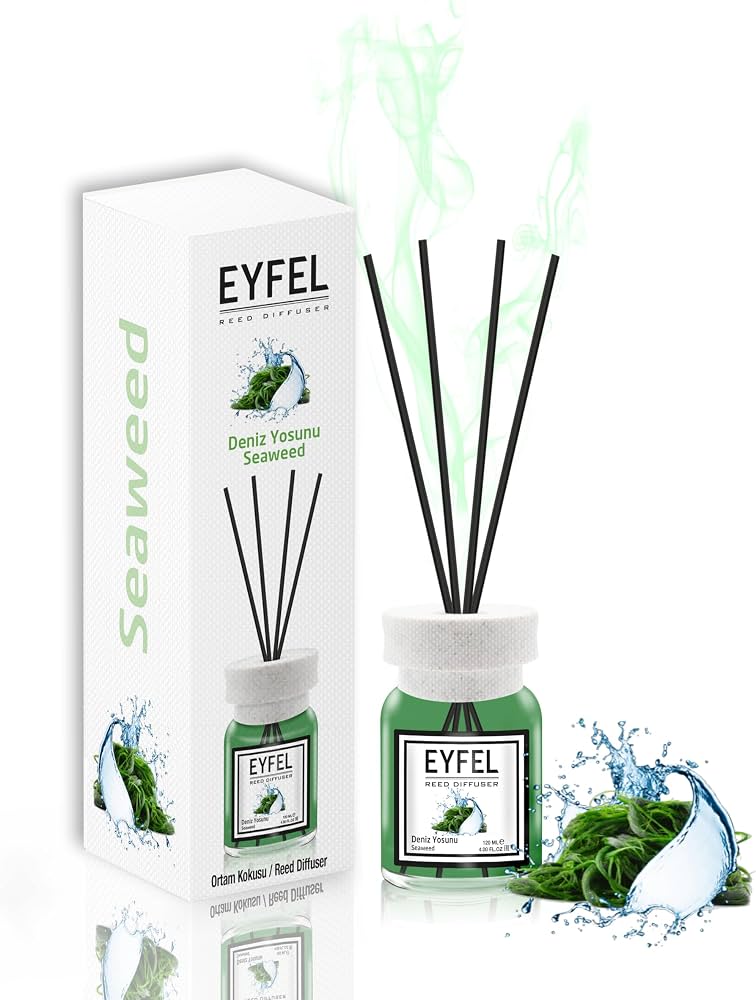 EYFEL Seaweed Reed Diffuser 120ml – Fresh Aquatic Home Fragrance