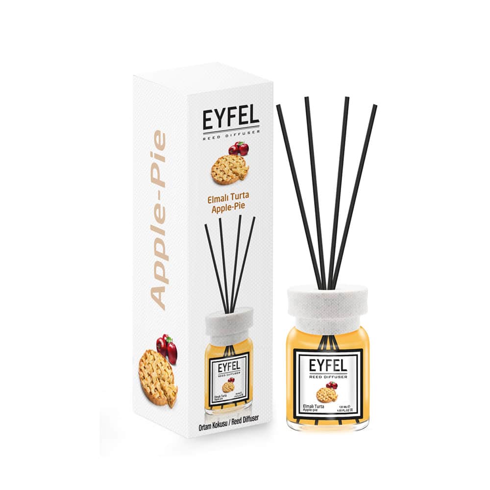 EYFEL Apple Pie Reed Diffuser 120ml – Sweet & Warm Home Fragrance