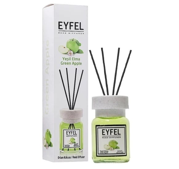EYFEL Green Apple Reed Diffuser 120ml – Fresh Fruity Home Fragrance