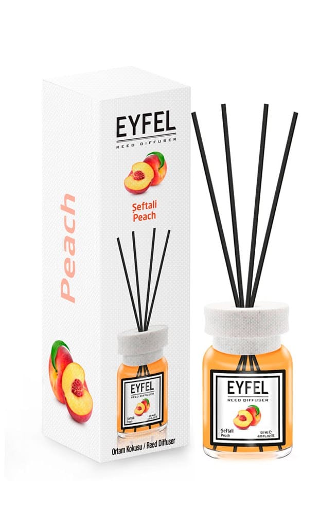 EYFEL Peach Reed Diffuser 120ml – Sweet Fruity Home Fragrance
