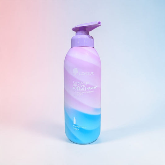 LUXELUX Amino Acid Fragrant Bubble Shampoo Freesia 500ml – Anti-Dandruff & Oil Control