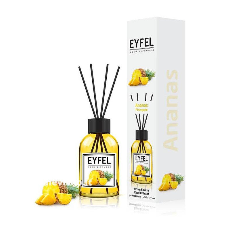 EYFEL Pineapple Reed Diffuser 120ml – Tropical Home Fragrance
