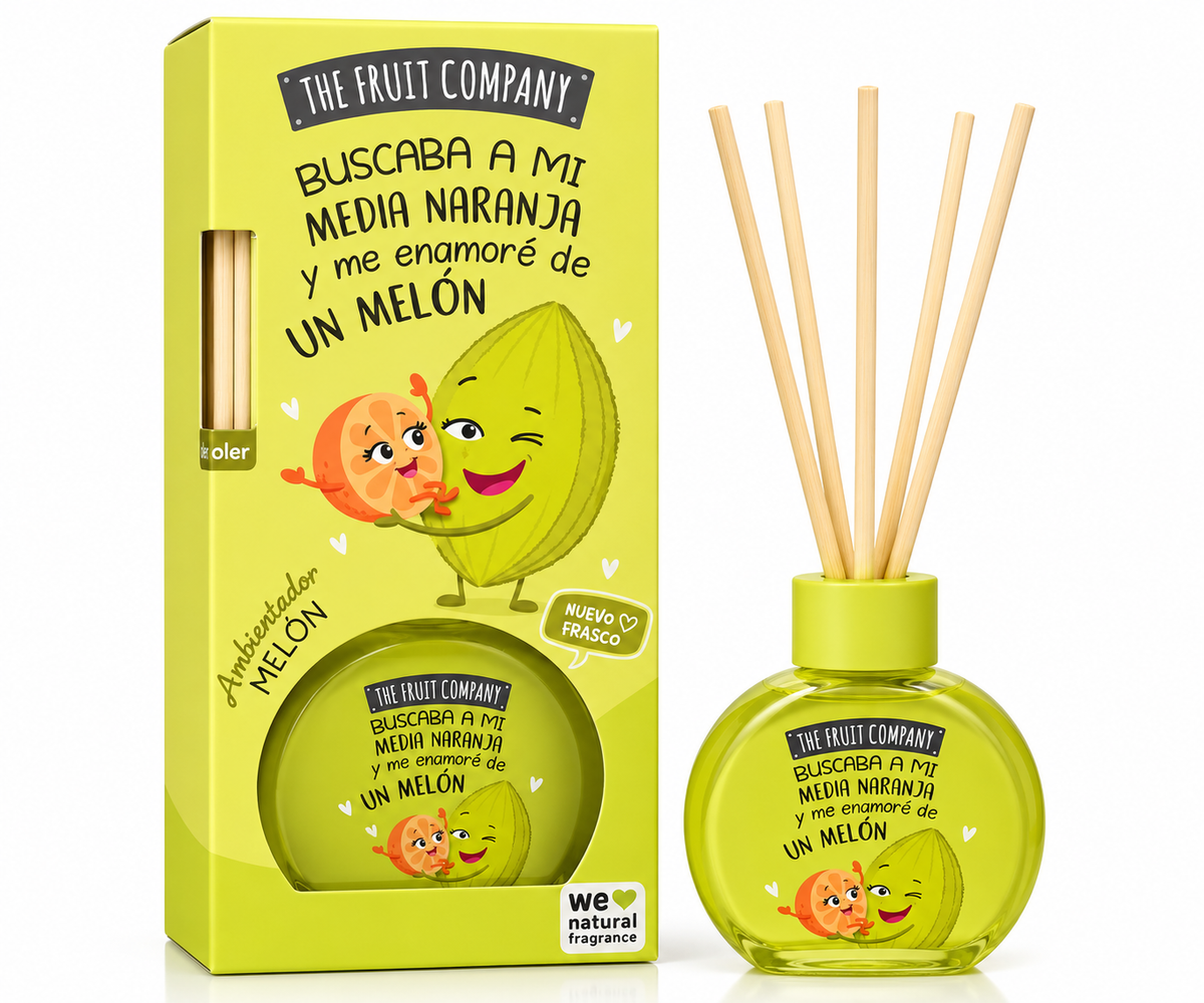 The Fruit Company Melon Reed Diffuser – Sweet Fruity Home Fragrance