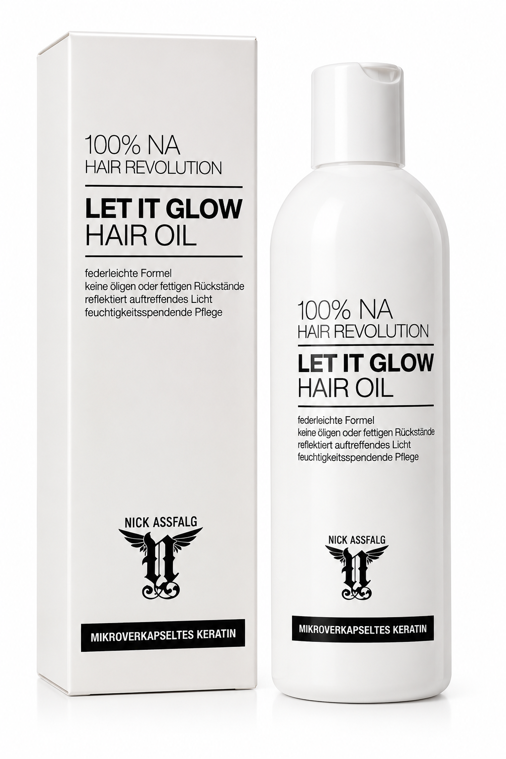 Nick Assfalg Let It Glow Hair Oil with Keratin 200ml – Hair Revolution