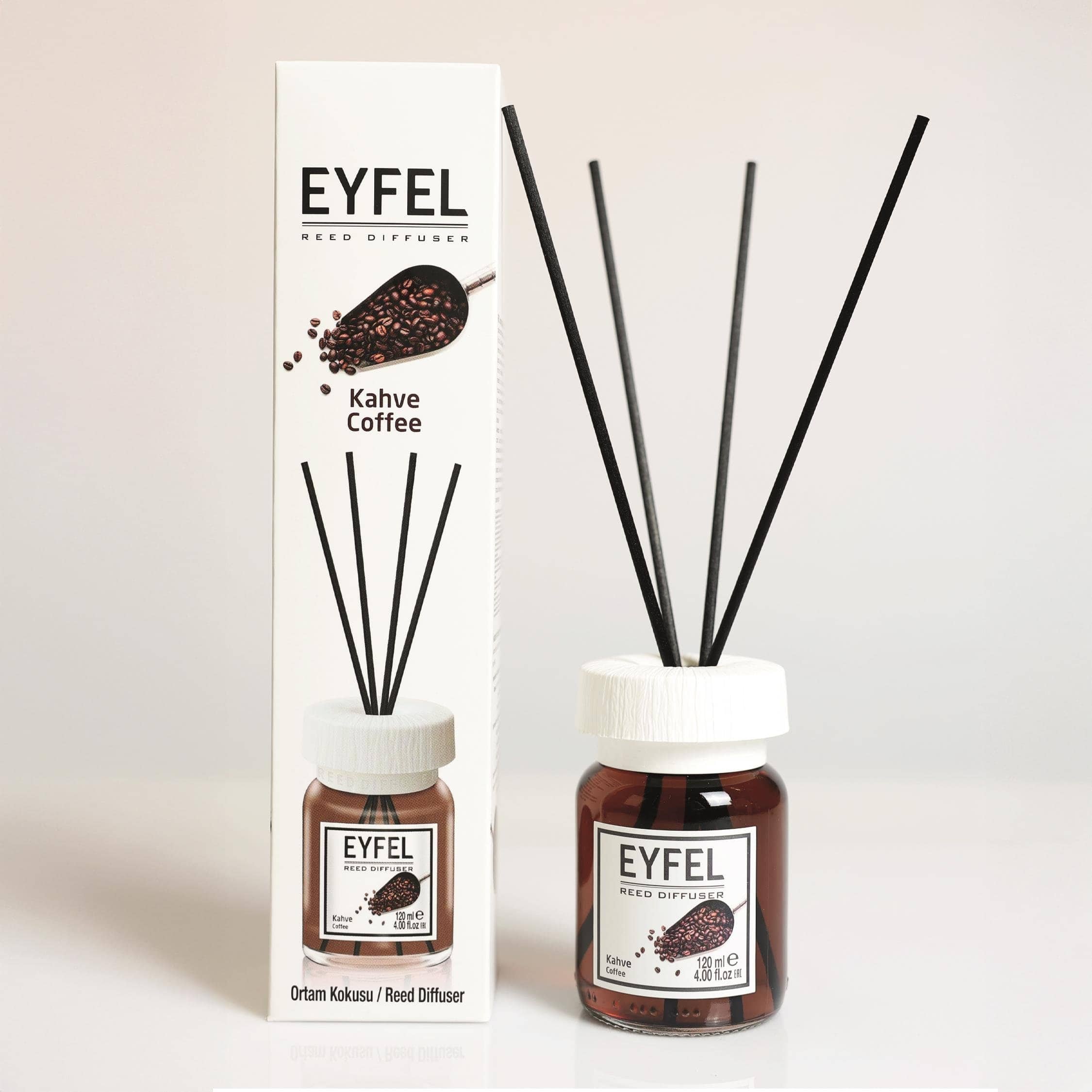 Eyfel Reed Diffuser Coffee 120ml Home Fragrance