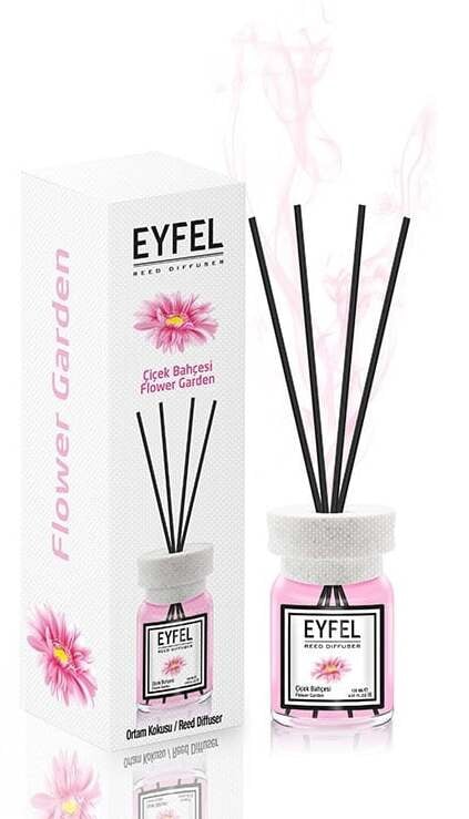 EYFEL Flower Garden Reed Diffuser 120ml – Fresh Floral Home Fragrance