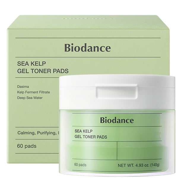 Biodance Sea Kelp Gel Toner Pads – 60 Pads / 140 g