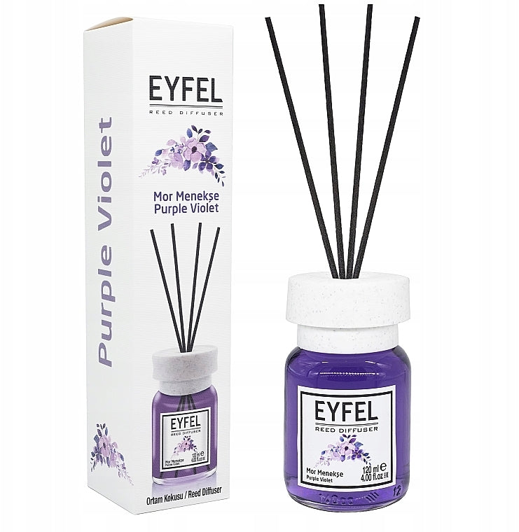 EYFEL Purple Violet Reed Diffuser 120ml – Floral Home Fragrance